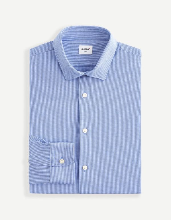 Chemise slim en maille