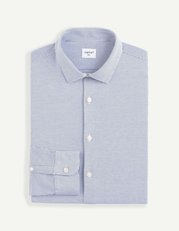 Chemise slim en maille