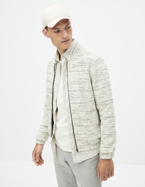 Veste teddy zippée maille