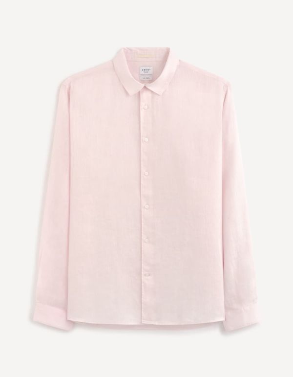 Chemise regular 100% lin