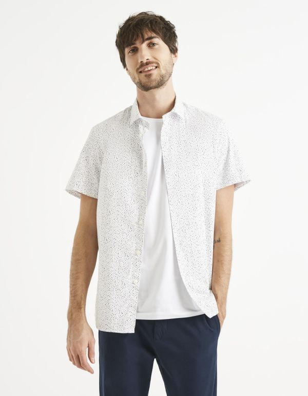 Chemise slim 100% coton