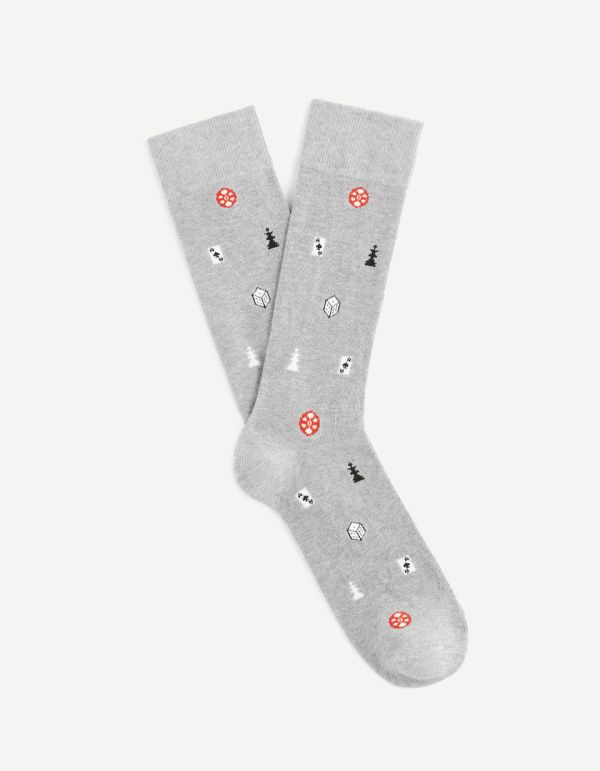 Chaussettes hautes en coton premium supima jeux