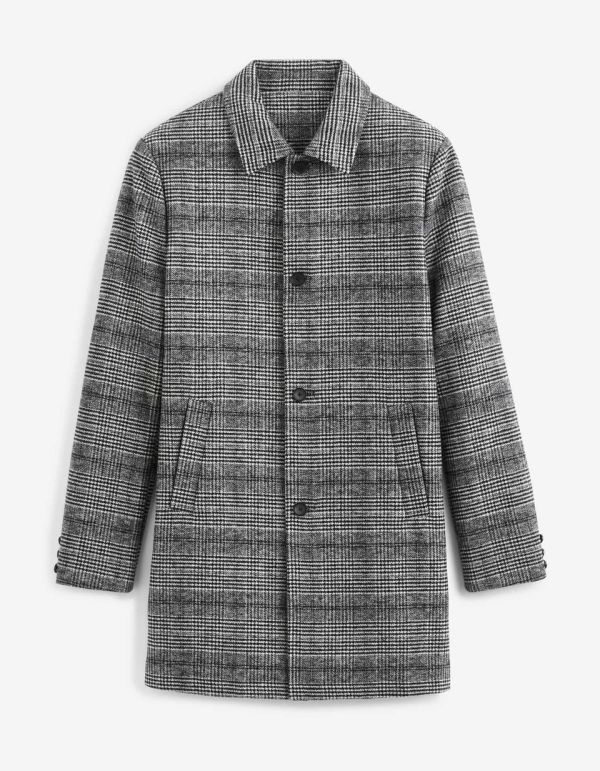 Manteau à carreaux