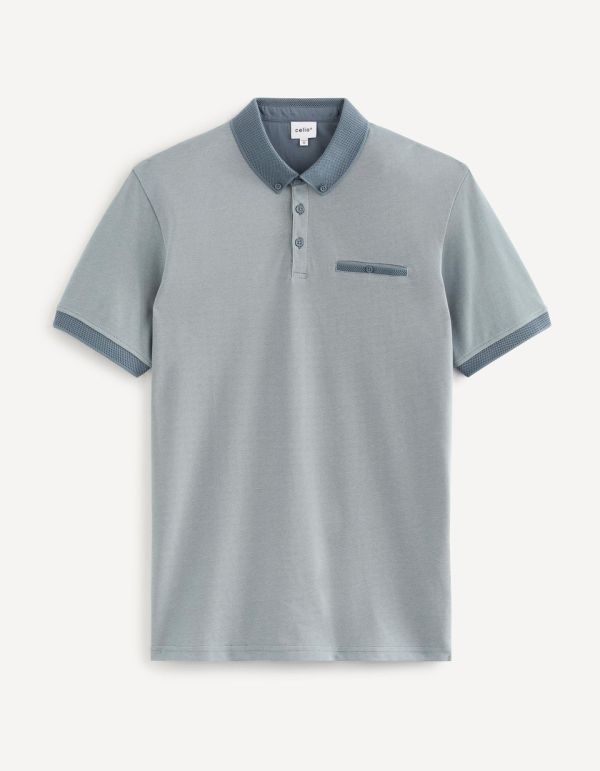 Polo coton mélangé