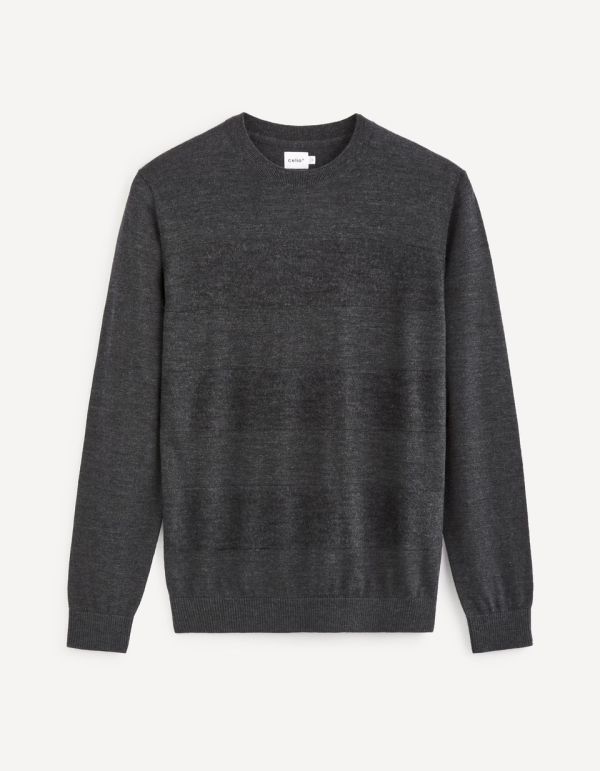 Pull col rond 100% laine mérinos