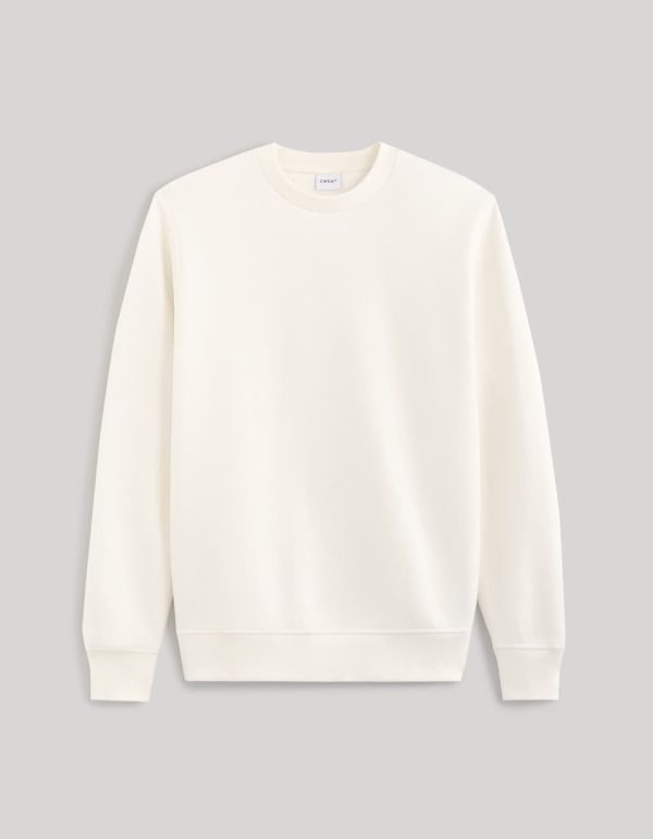 Sweat col rond coton mélangé