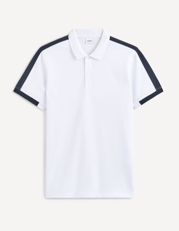 Polo coton mélangé