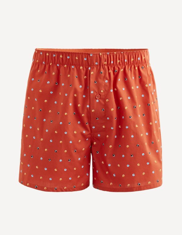 Caleçon à carreaux en popeline 100% coton supima