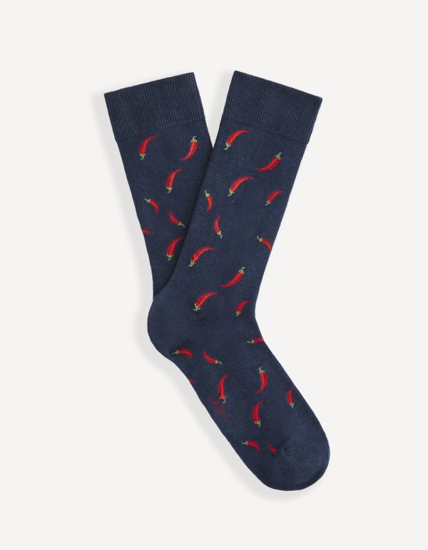 Chaussettes hautes en coton premium supima