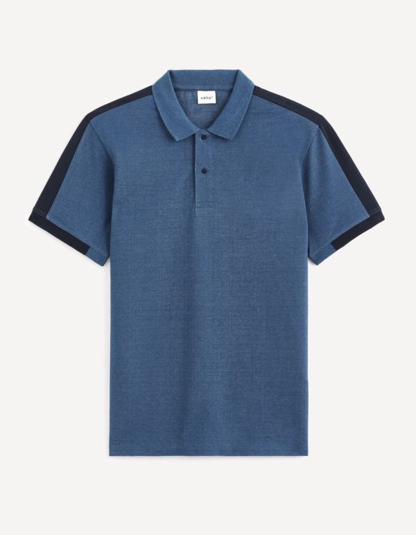 Polo coton mélangé