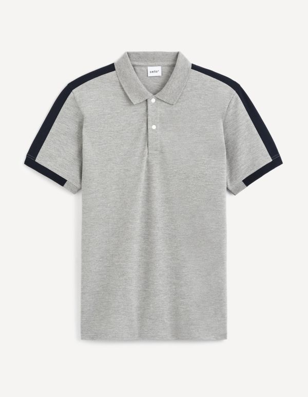 Polo coton mélangé