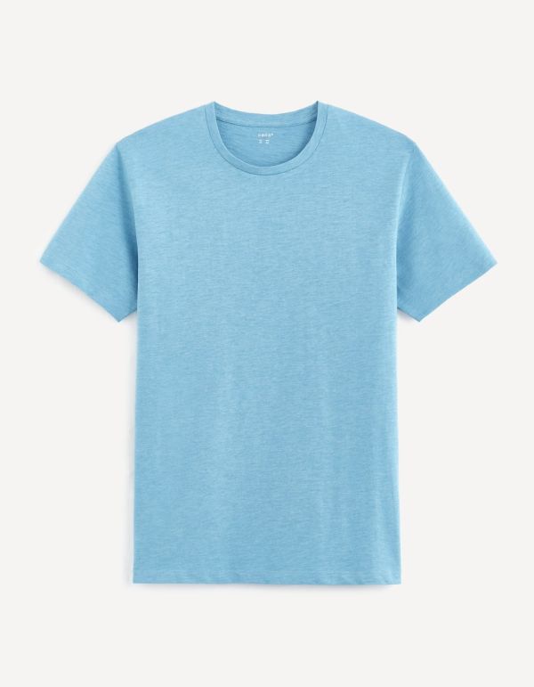 T-shirt col rond 100% coton