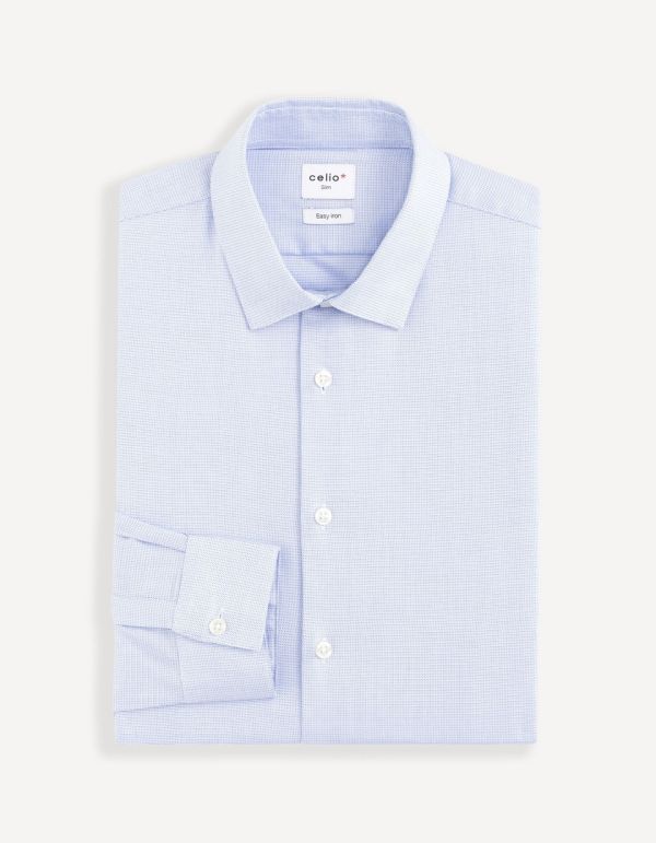 Chemise easy-iron 100% coton