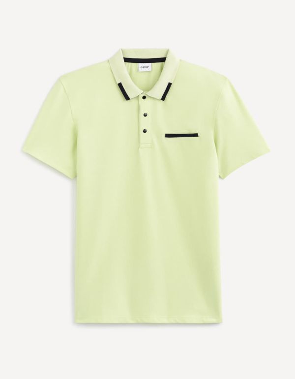 Polo coton mélangé