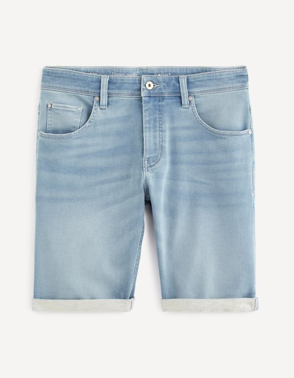 Bermuda 5 poches en coton mélangé