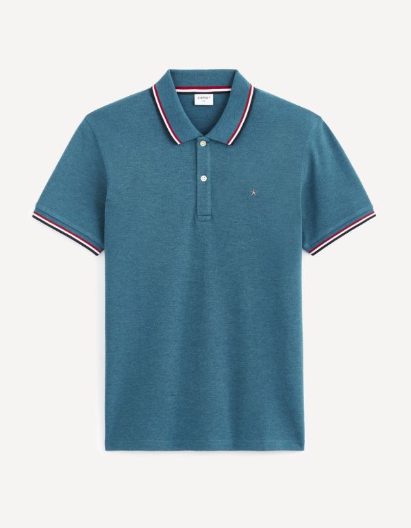 Polo piqué en coton Supima