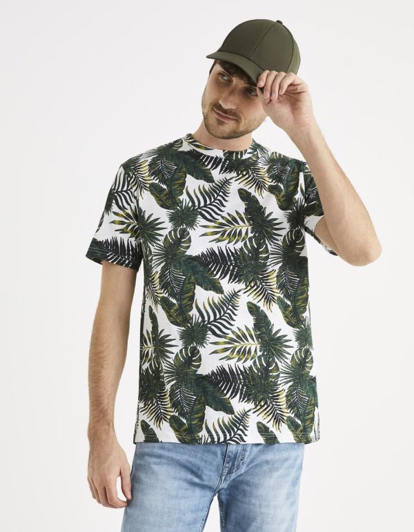 T-shirt col rond 100% coton