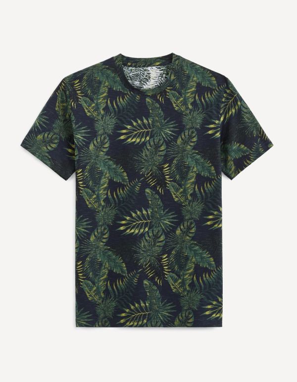 T-shirt col rond 100% coton