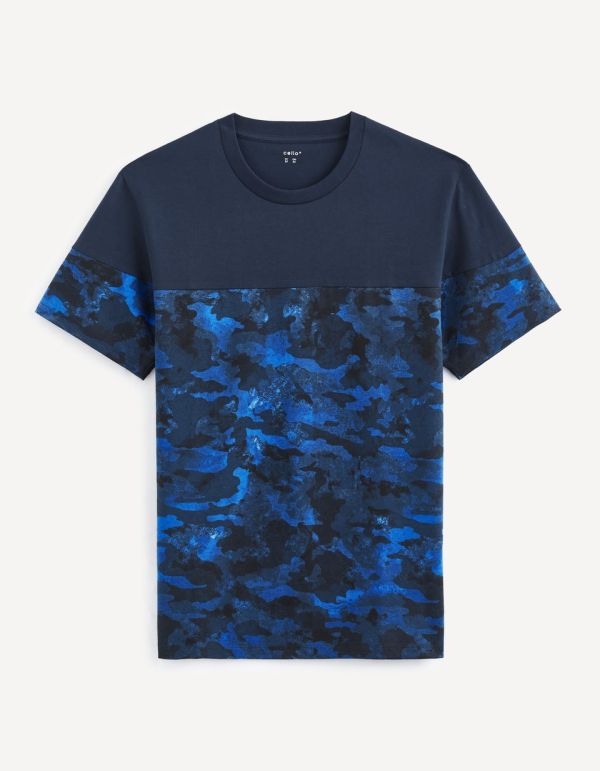 T-shirt col rond 100% coton