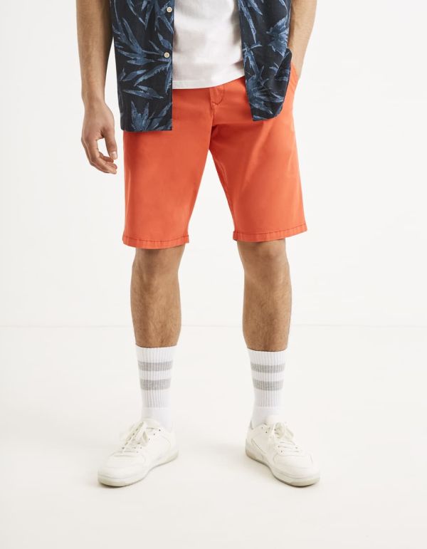 Bermuda chino coton stretch