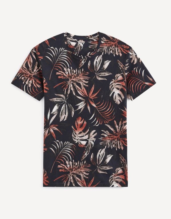 T-shirt col rond 100% coton