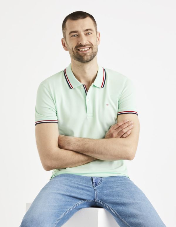 Polo piqué en coton Supima