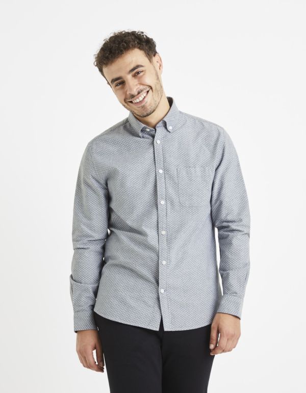 Chemise modern 100% coton oxford