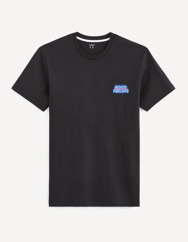 T-shirt col rond 100% coton