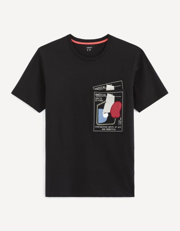 T-shirt col rond 100% coton