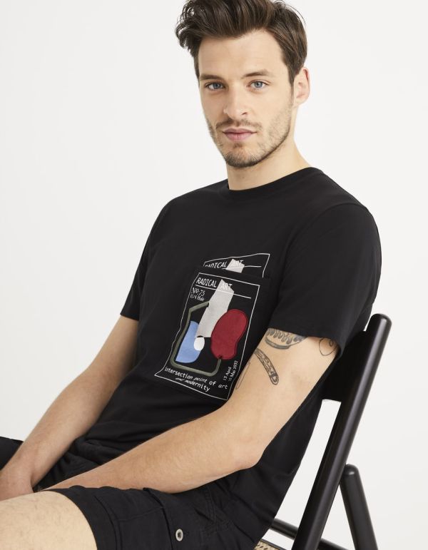 T-shirt col rond 100% coton