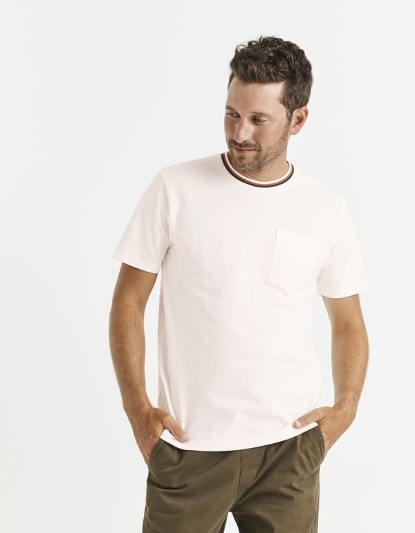 T-shirt col rond 100% coton