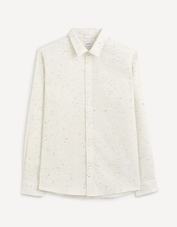 Chemise modern fit coton mélangé