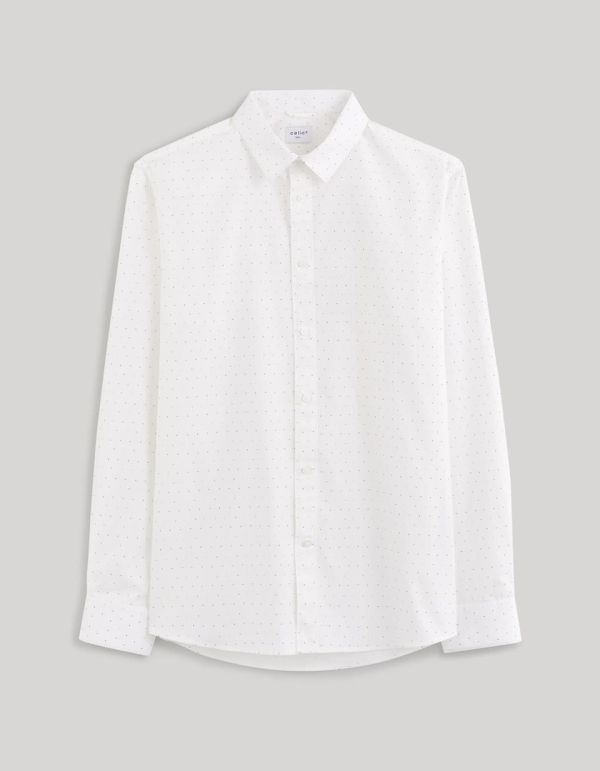 Chemise slim 100% coton