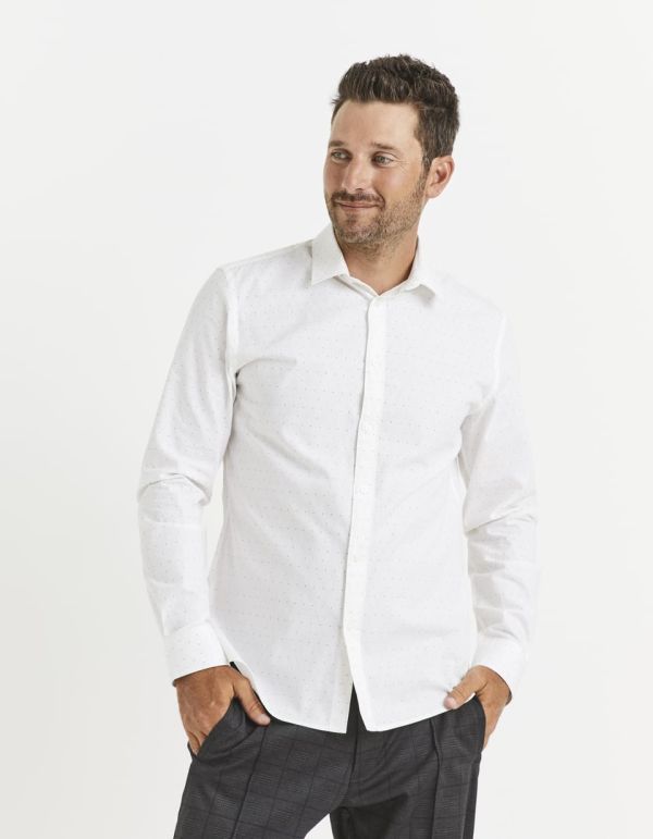 Chemise slim 100% coton