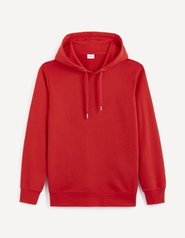 Sweat à capuche 100% coton 