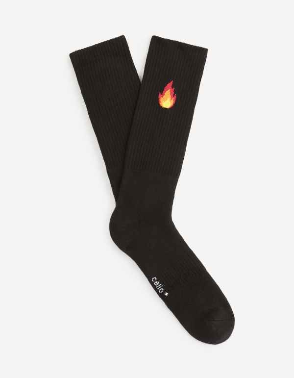 Chaussettes hautes en coton premium supima