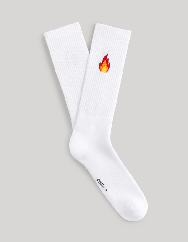 Chaussettes hautes en coton premium supima