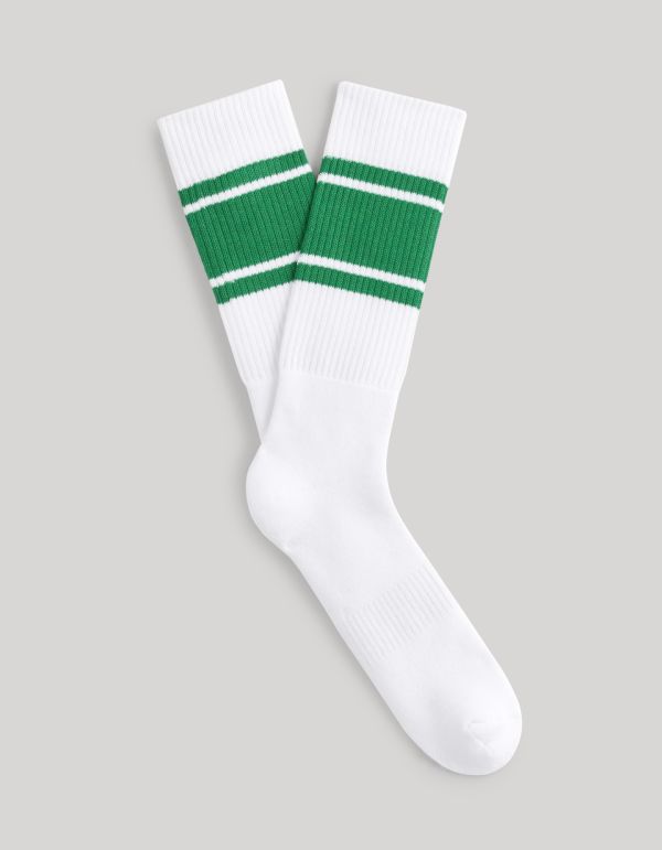 Chaussette basique haute coton mélangé