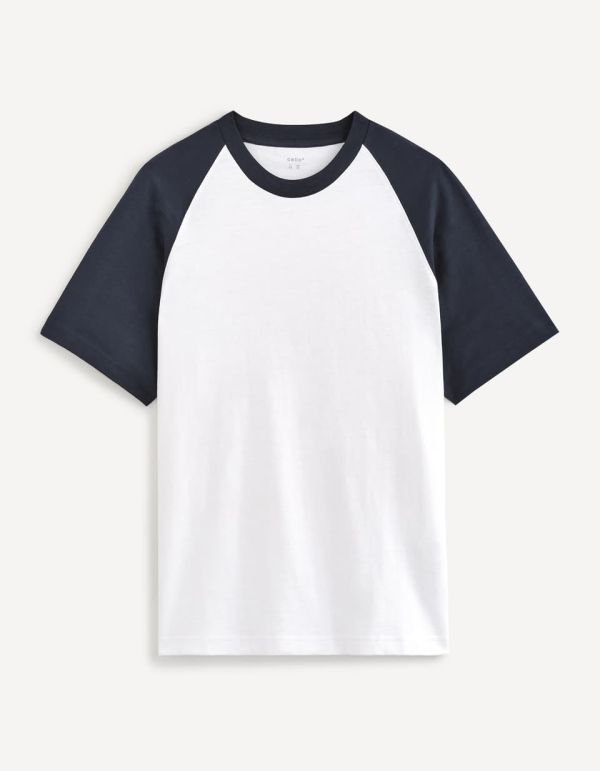 T-shirt col rond 100% coton
