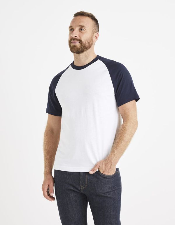 T-shirt col rond 100% coton