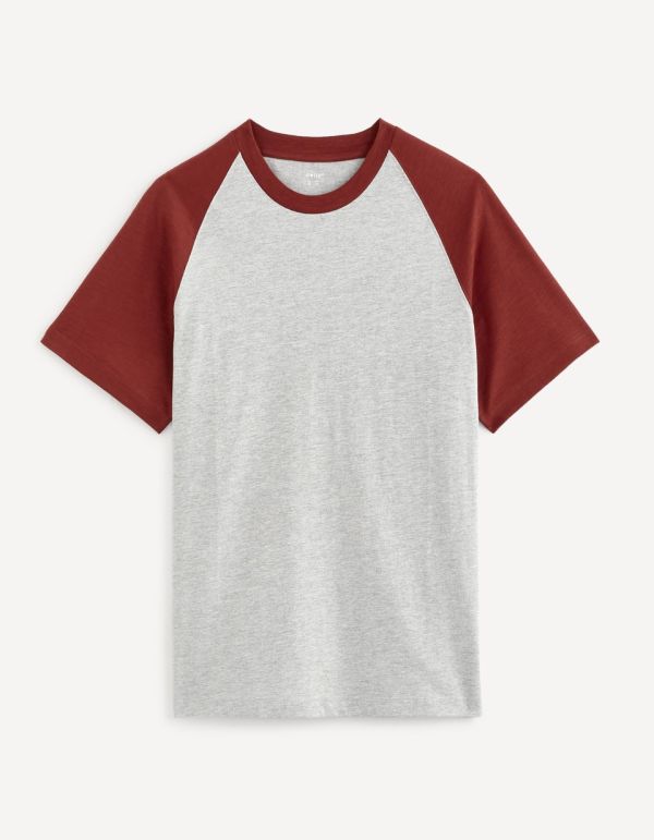 T-shirt col rond 100% coton