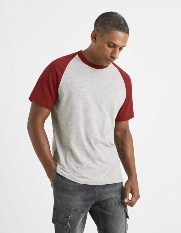 T-shirt col rond 100% coton