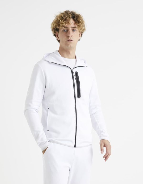 Veste zippée à capuche