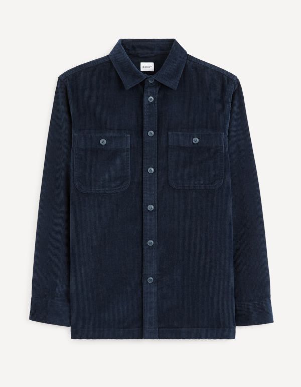 Surchemise en velours 100% coton