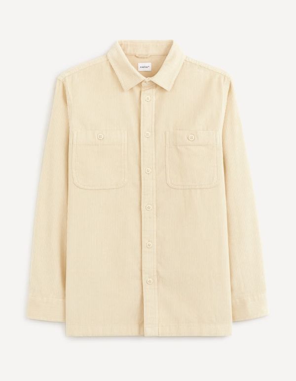 Surchemise en velours 100% coton