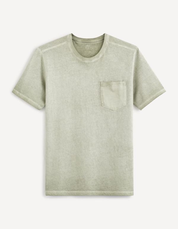 T-shirt col rond 100% coton