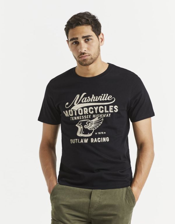 T-shirt col rond 100% coton