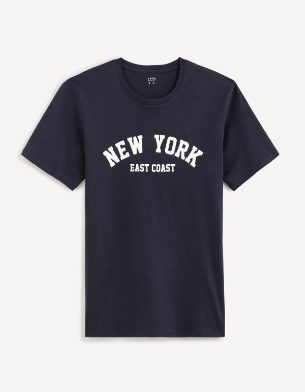 T-shirt col rond 100% coton