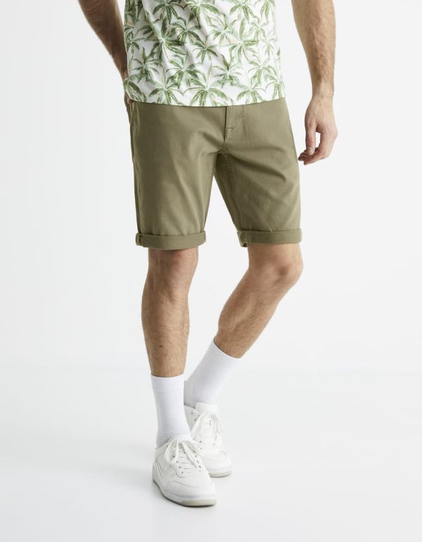 Bermuda coton stretch