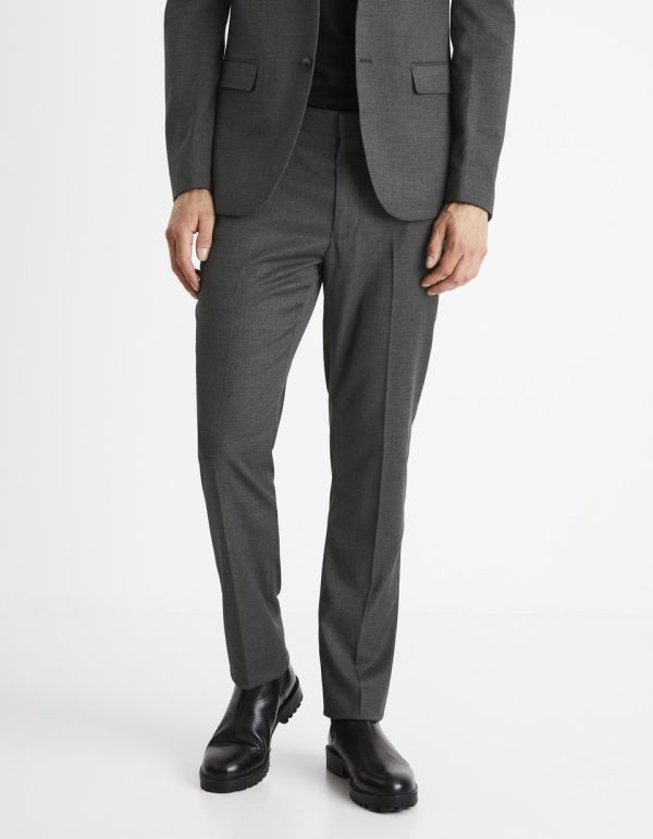 Pantalon de costume YAO slim - gris